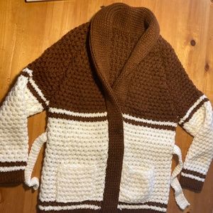 Mexican hand knit cardigan